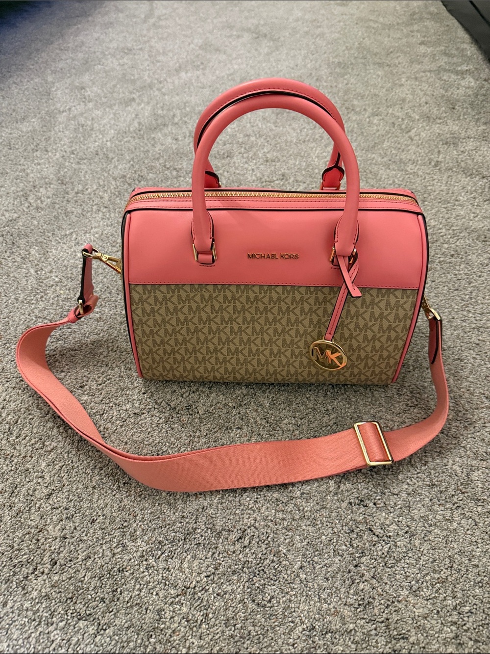 Michael Kors Jet Set Travel Medium Duffle Satchel